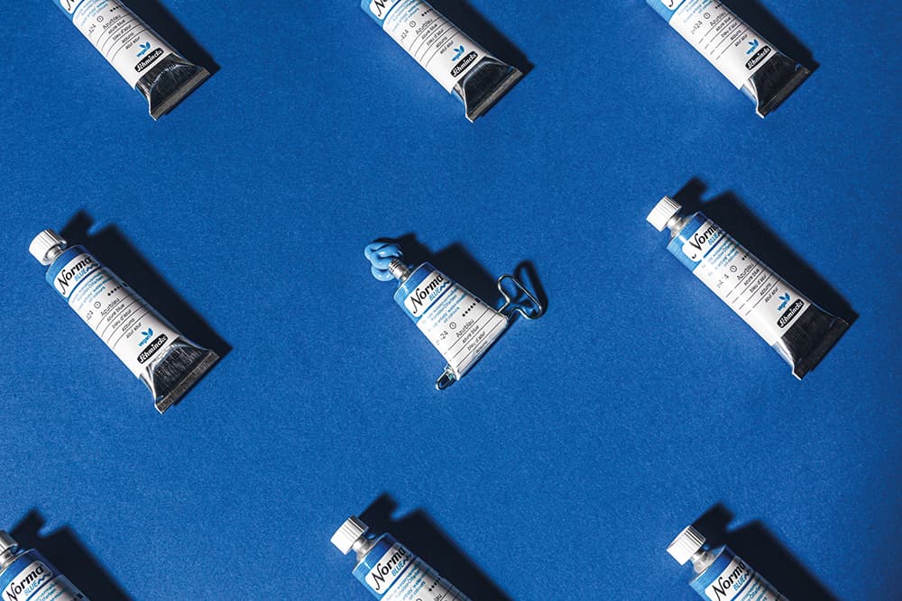 pintura al óleo profesional soluble en agua Schmincke Norma blue